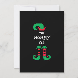 De mammie Elf Kerstmis mama Pasma mama Momma Funny Kaart