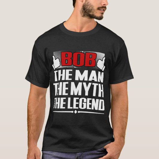 DE MAN DE MYTH DE LEGEND T-SHIRT (Voorkant)