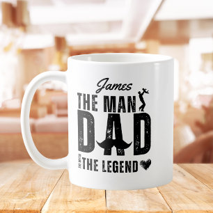 De Man De Mythe De Legende PAPA Koele Vaderdag Koffiemok