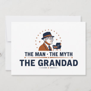 De Man De Mythe De Opa Bedankkaart