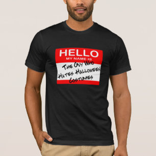 DE MAN DIE DE HALLOWEEN COSTUMES FUNNY HEEFT T-SHIRT