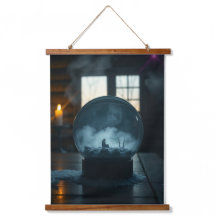 De Man in de Bol – Mystieke Surrealistische Wand T