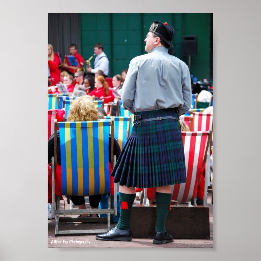 De Man in de Kilt Poster (Voorkant)