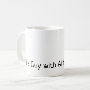 De man met alle antwoorden koffiemok