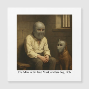 De man met het ijzeren masker en zijn hond, Bob.