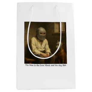De man met het ijzeren masker en zijn hond, Bob. Medium Cadeauzakje