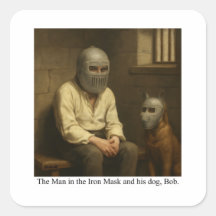 De man met het ijzeren masker en zijn hond, Bob.