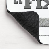 De man Mousepad die het "maakt" Muismat (Hoek)