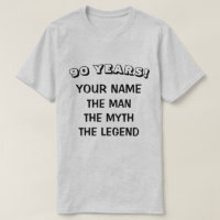 De man mythe legende 90th Birthday shirt for men