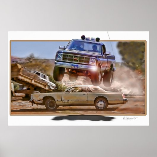 De man van de Herfst Poster (Voorkant)