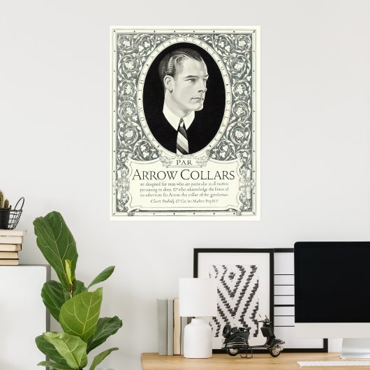 De Man van de Pijl  Mode en Poster (Thuiskantoor)