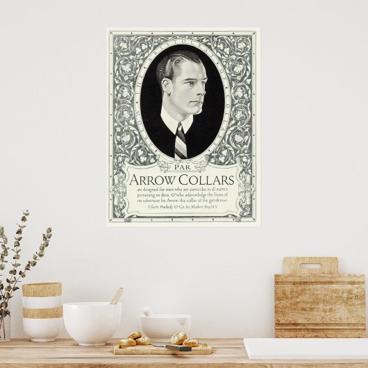 De Man van de Pijl  Mode en Poster (Keuken)