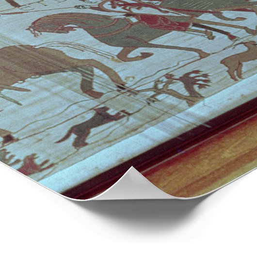 De man van Ponthieu neemt Harold mee naar Beaurain Poster (Hoek)