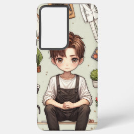 De man & vrouw: Samsung Galaxy S21 Ultra Stoere ho Hoesje