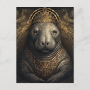 De Manatee King Briefkaart