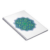 De Mandala-Cool Emerald Notitieboek (Rechterzijde)