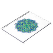 De Mandala-Cool Emerald Notitieboek (Linkerzijde)