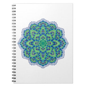 De Mandala-Cool Emerald Notitieboek