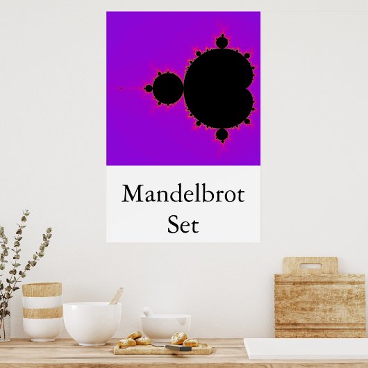 De Mandelbrot-set (volledig) Poster (Keuken)