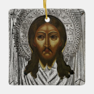De Mandylion Orthodoxe Christelijke Icoon Keramisch Ornament