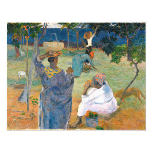 De Mango Trees, Martinique 1887, door Paul Gauguin Foto Afdruk