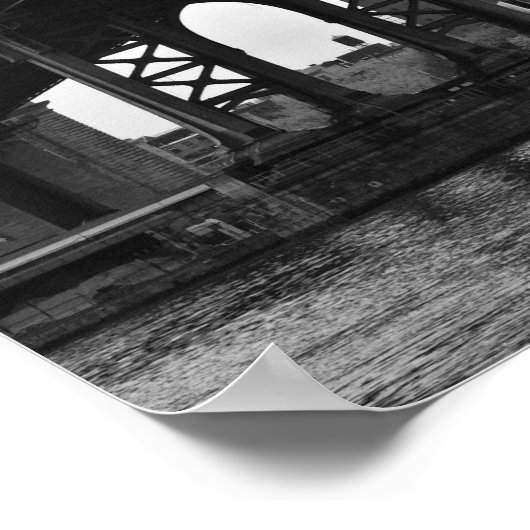 De Manhattan Bridge in New York City Poster (Hoek)