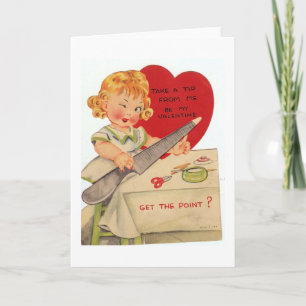 De Manicure van Valentijn Feestdagen Kaart