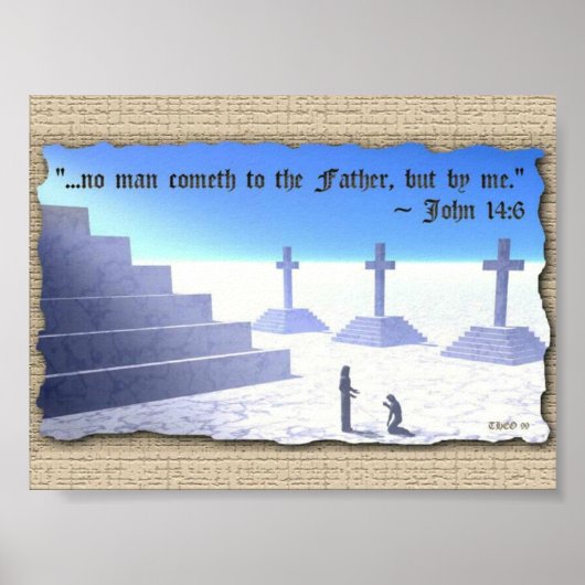 De manier, de waarheid en het leven poster (Voorkant)