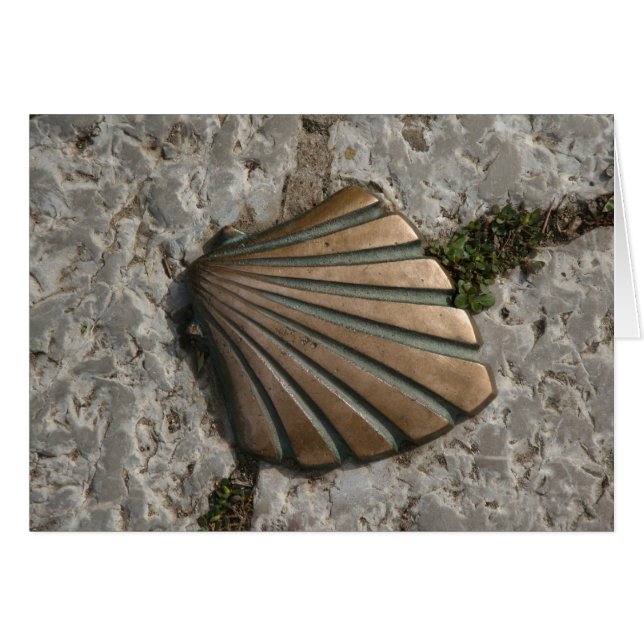 De manier van St. John, Scallop Route Marker (Voorkant Horizontaal)