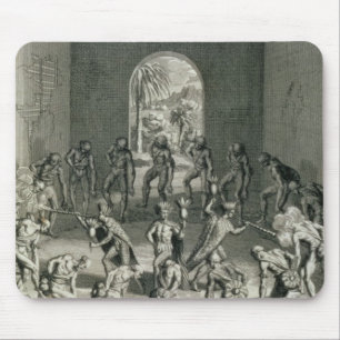 De manier waarop Caribische priesters hun strijd a Muismat