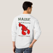 De manier waarop het leven moet worden t-shirt (Achterkant volledig)