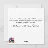 De manier waarop waarheid en leven Art Nouveau Flo Feestdagenkaart (Achterkant)