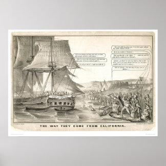 De manier waarop ze naar Californië komen (0476A) Poster