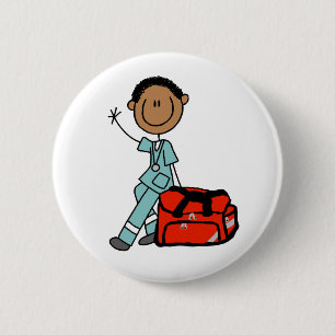 De mannelijke AdemhalingsKnoop van de Therapeut Ronde Button 5,7 Cm