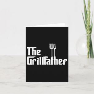 De Mannen Grillfather Funny BBQ Grill Chef Kaart