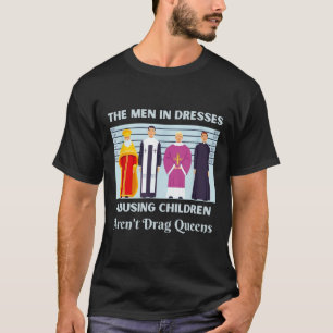 De Mannen in het hinderen van kinderen veroorzaken T-shirt