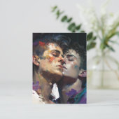 De Mannen in Liefde Briefkaart (Staand voorkant)