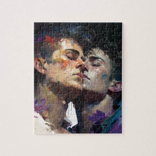 De Mannen in Love Jigzaag Puzzle Legpuzzel (Verticaal)
