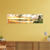 De Mannen strand, Ballybunion. Canvas Afdruk (Insitu (Woonkamer))