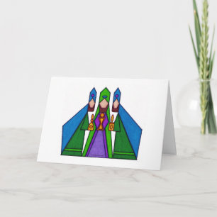 De Mannen van Wise Feestdagen Kaart