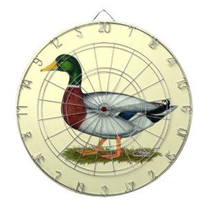 De Mannetjeseend van de Eend van de wilde eend Dartbord