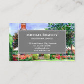 De Manor House York Waterverf Architecture Visitekaartje (Achterkant)