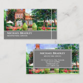 De Manor House York Waterverf Architecture Visitekaartje (Voorkant / Achterkant)