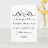 De Manuscript, John 5:15 ik ben het inspirerend va Kaart (Gele Bloem)