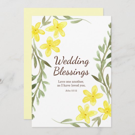 De Manuscript van de Uitnodiging van het huwelijk  (Voorkant / Achterkant)