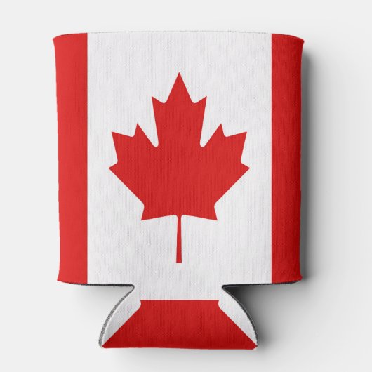 De Maple Leaf-vlag van Canada Blikjeskoeler (Achterkant)