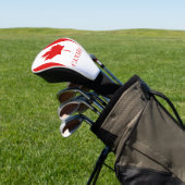 De Maple Leaf-vlag van Canada Golfheadcover (Insitu)