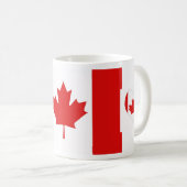 De Maple Leaf-vlag van Canada Koffiemok (Voorkant rechts)