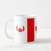 De Maple Leaf-vlag van Canada Koffiemok (Links)