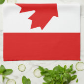 De Maple Leaf-vlag van Canada Theedoek (Gevouwen)